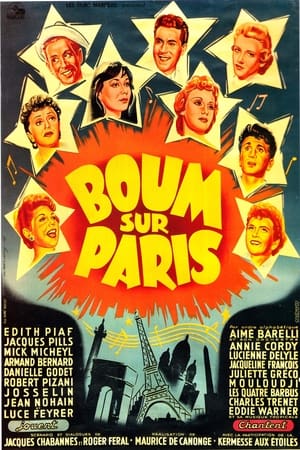 Poster Boum sur Paris 1954