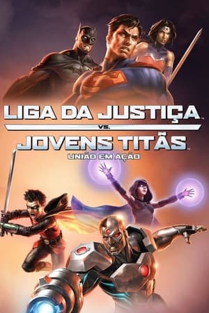 Poster Liga da Justiça vs. Jovens Titãs 2016