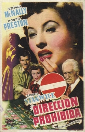 Poster Dirección prohibida 1949