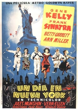 Poster Un día en Nueva York 1949