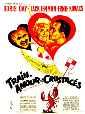Poster Train, amour et crustacés 1959