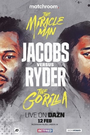 Poster Daniel Jacobs vs. John Ryder 2022