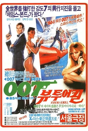 Poster 007 뷰 투 어 킬 1985