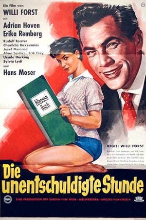 Poster Die unentschuldigte Stunde 1957