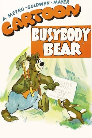 Poster Busybody Bear 1952