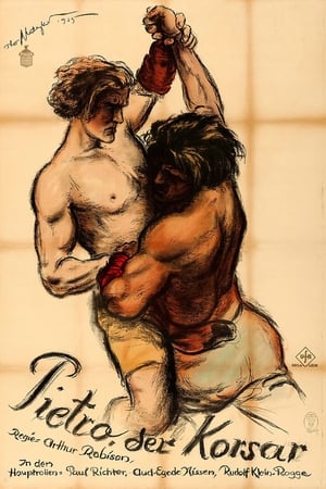 Poster Pietro der Korsar 1925
