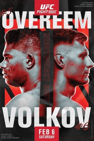 Poster UFC Fight Night 184: Overeem vs. Volkov 2021