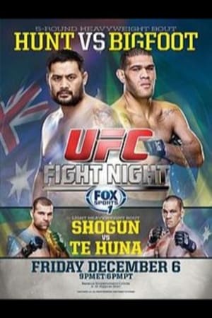 Poster UFC Fight Night 33: Hunt vs. Bigfoot 2013