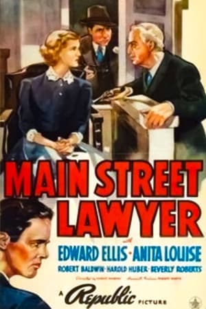 Poster Main Street Lawyer 1939