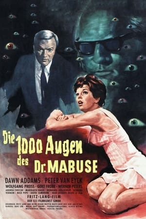 Poster Dr. Mabuse ezer szeme 1960