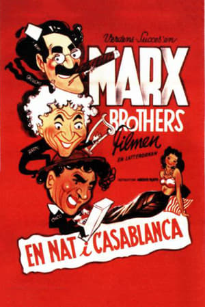 Poster En Nat i Casablanca 1946