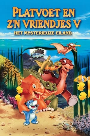Poster Platvoet en z'n vriendjes V - Het mysterieuze eiland 1997