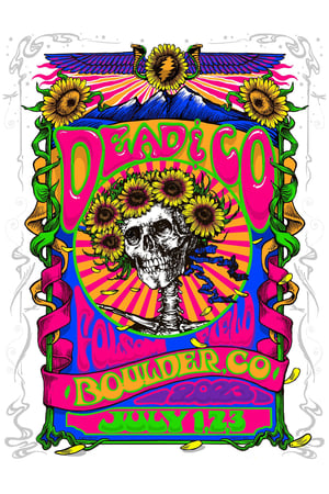 Poster Dead & Company: 2023-07-02 Folsom Field, Boulder, CO, USA 2023