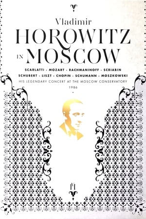 Poster Horowitz in Moscow 1986