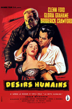 Poster Désirs humains 1954