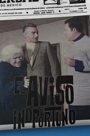 Poster El aviso inoportuno 1969