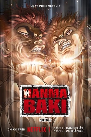 Poster Hanma Baki Mùa 2 Nuốt chửng lẫn nhau 2023
