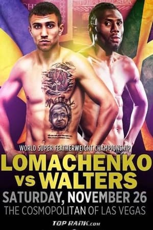 Poster Vasyl Lomachenko vs. Nicholas Walters 2016