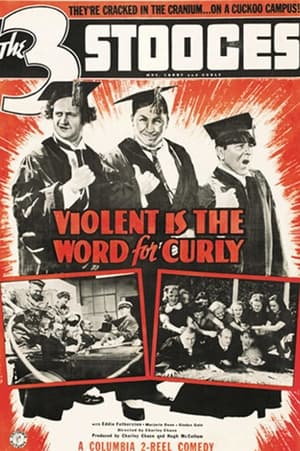 Poster Violent Is the Word for Curly 1938