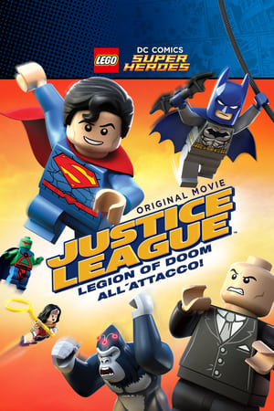 Poster Lego DC Comics Super Heroes - Justice League - Legion of Doom all'attacco! 2015