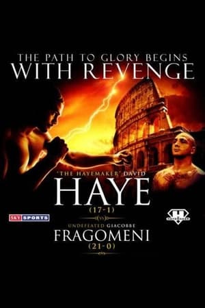 Poster David Haye vs. Giacobbe Fragomeni 2006