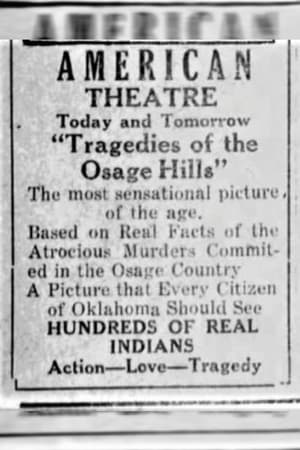 Poster Tragedies of the Osage Hills 1926