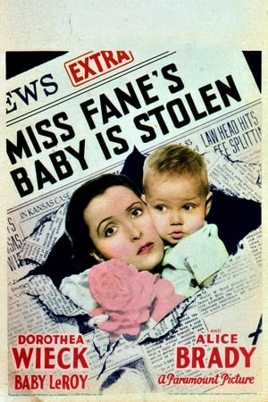 Poster Miss Fane's Baby Is Stolen 1934