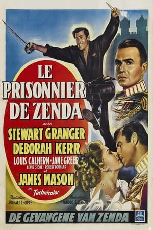 Poster Le Prisonnier de Zenda 1952