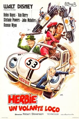 Poster Herbie, Un Volante Loco 1974