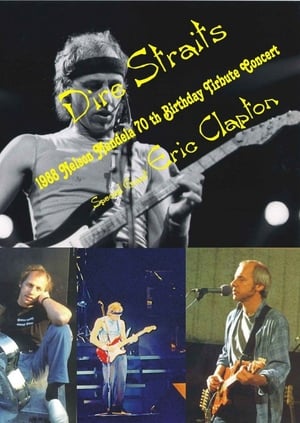 Poster Dire Straits with Eric Clapton - Nelson Mandela 70th Birthday Tribute 1988