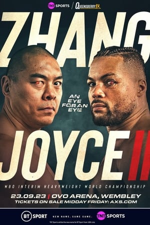 Poster Zhilei Zhang vs. Joe Joyce II 2023