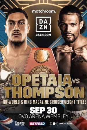 Poster Jai Opetaia vs. Jordan Thompson 2023