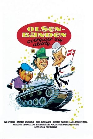 Poster Olsen-banden overgiver sig aldrig 1979