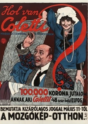 Poster Wo ist Coletti? 1913
