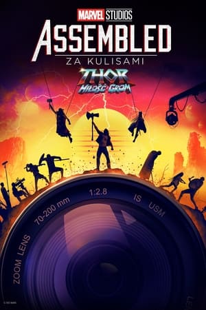 Poster Za kulisami filmu „Thor: Miłość i grom” 2022