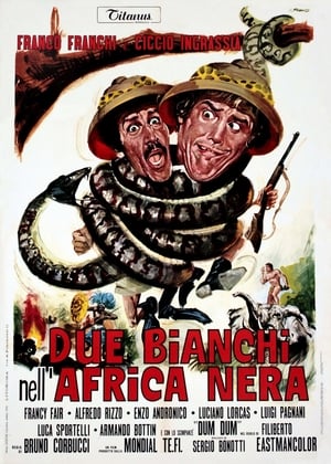 Poster Due bianchi nell'Africa nera 1970
