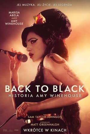 Poster Back to Black. Historia Amy Winehouse 2024