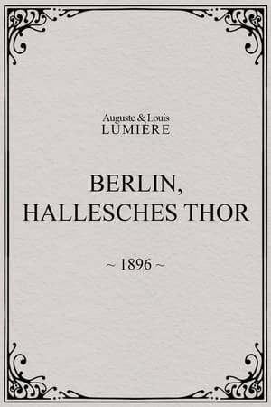 Poster Berlin, Hallesches Thor 1896