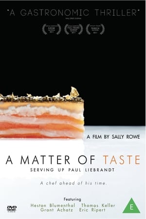 Poster A Matter of Taste: Serving Up Paul Liebrandt 2011