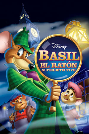 Poster Basil, el ratón superdetective 1986