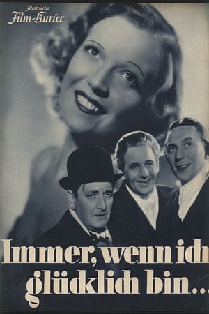 Poster Immer wenn ich glücklich bin 1938