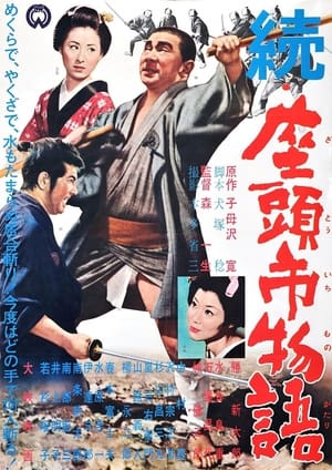 Poster La historia de Zatoichi continúa 1962