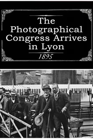 Poster Le débarquement du congrès de photographie à Lyon 1895