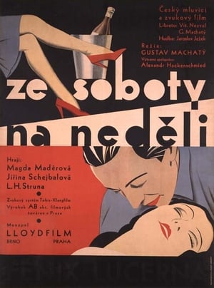 Poster Ze soboty na neděli 1931