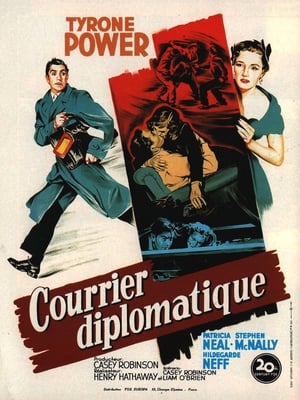 Poster Courrier diplomatique 1952