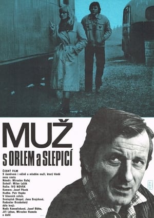 Poster Muž s orlem a slepicí 1978