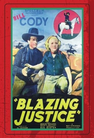 Poster Blazing Justice 1936