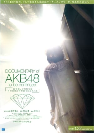 Poster Documentary Of AKB48 : To Be Continued - 10年後、少女たちは今の自分に何を思うのだろう？ 2011