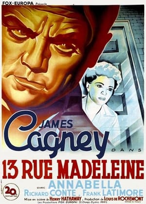 Poster 13 rue Madeleine 1947