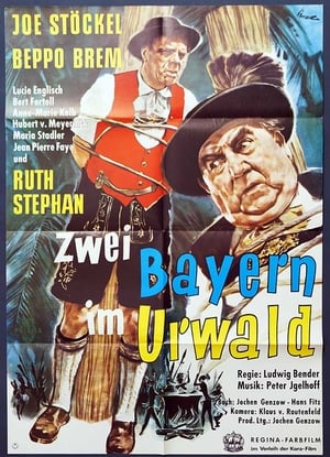 Poster Zwei Bayern im Urwald 1957